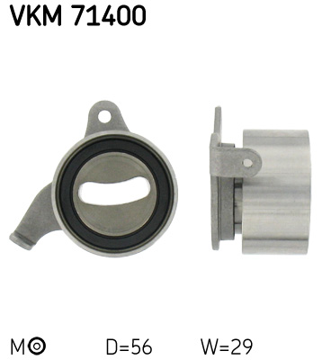 Tensioner Pulley, timing belt - VKM 71400 SKF